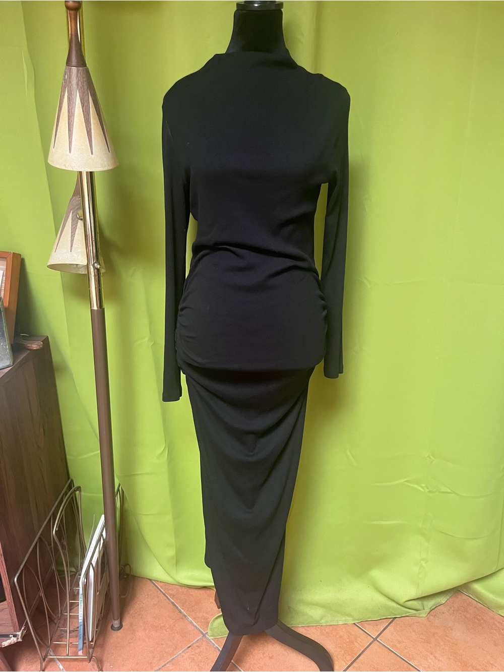 Anthropologie Stateside Black Maxi Dress